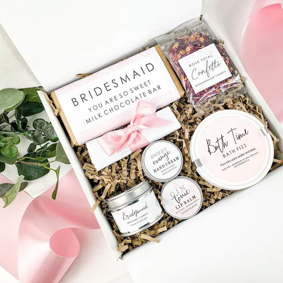 Will you be my Bridesmaid gift box set. Pre filled bridesmaid proposal box, Wedding day maid of h... | Etsy (US)