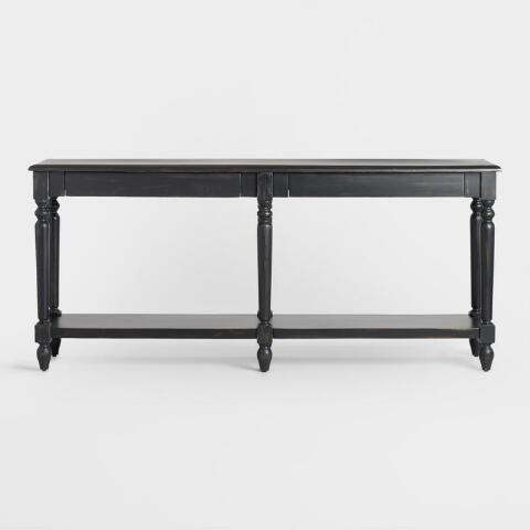 Black Everett Foyer Table | World Market