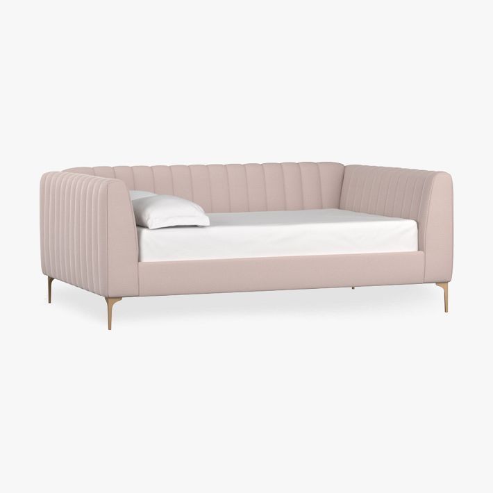 Avalon Channel Stitch Upholstered Daybed | Pottery Barn Teen