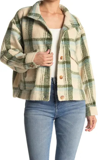 BAGATELLE Cozy Brushed Knit Shacket | Nordstromrack | Nordstrom Rack