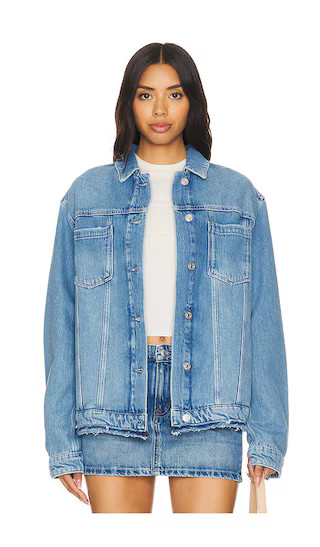 Felix Jacket in Tegan Distressed | Revolve Clothing (Global)
