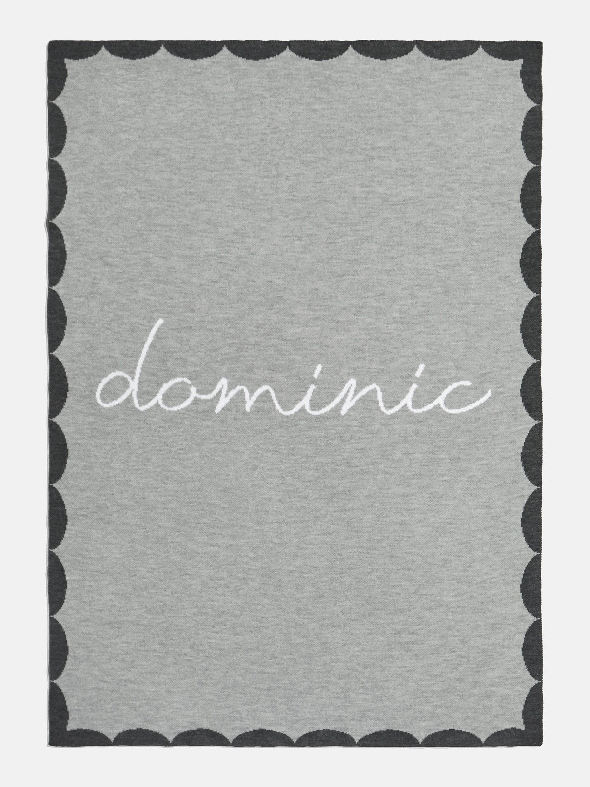 The Alpha Throw: Subtly Scalloped - Gray | BaubleBar (US)