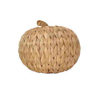 Natural Woven Water Hyacinth Pumpkin Tabletop Décor by Ashland® | Michaels | Michaels Stores
