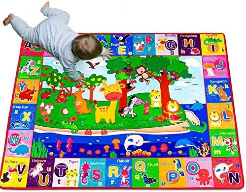 teytoy Baby Cotton Play Mat, Playmat Baby Crawling Mat for Floor Baby Mat Large Super Soft Extra ... | Amazon (US)