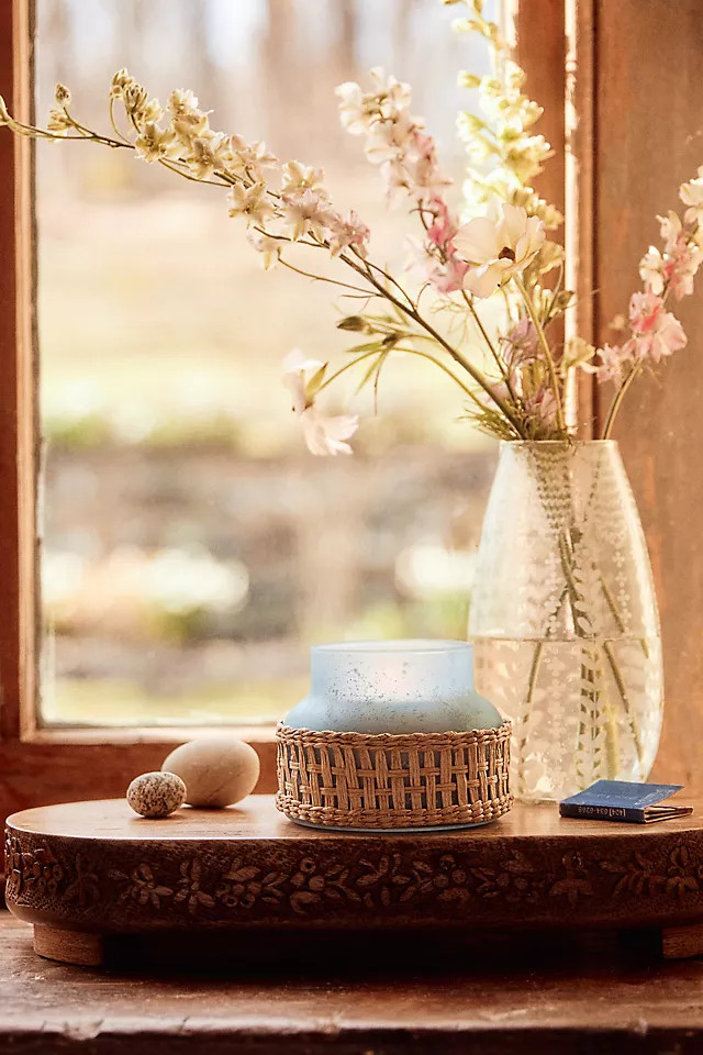 Capri Blue Wrapped Seastone Jar Candle | Anthropologie (US)