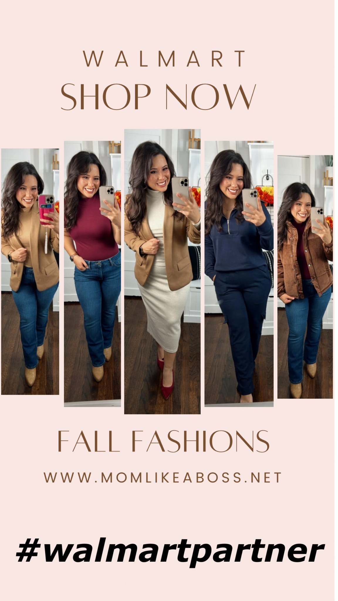#walmartpartner Obsessed with all of these fall outfits from @walmartfashion I’m a sized medium in everything except the 2 pack mock neck, in that I’m a size small. #walmartfashion 

https://liketk.it/4Udtc

#LTKStyleTip #LTKMidsize #LTKFindsUnder50