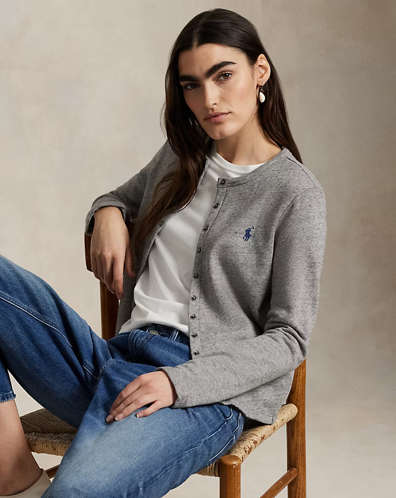 French Terry Cardigan | Ralph Lauren (UK)