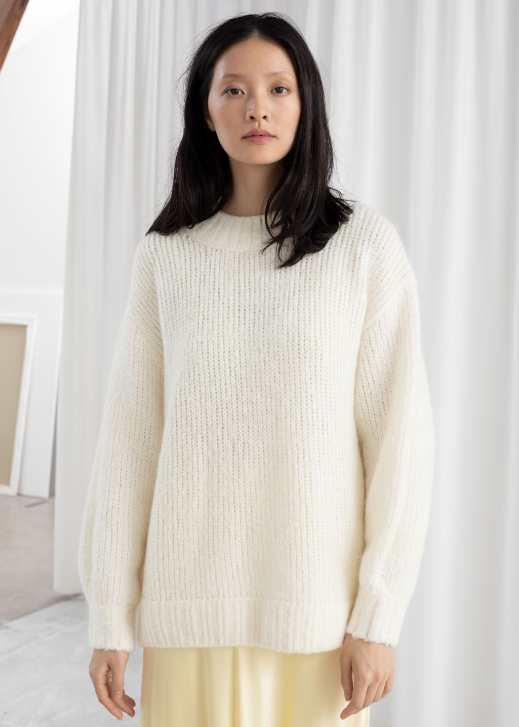 Oversized Merino Wool Blend Sweater | & Other Stories (EU + UK)