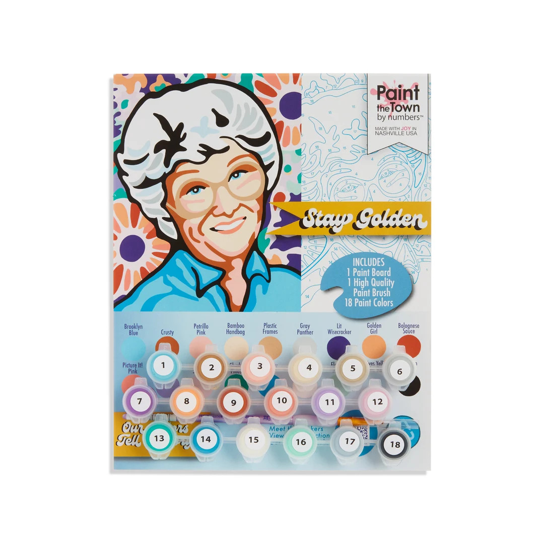 Stay Golden Paint by Number Kit – Sophia Petrillo Aka Ma – 8”x10” Art Craft Kit – Vinta... | Etsy (US)