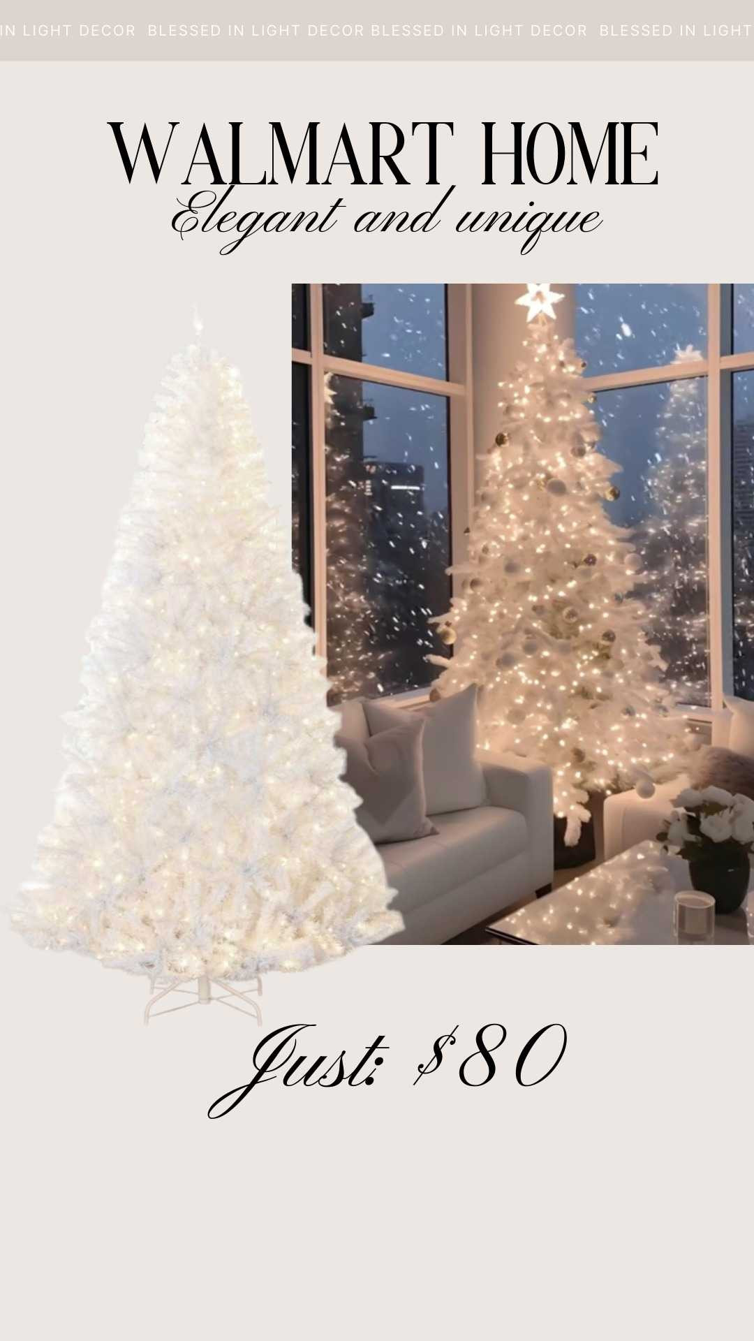 Christmas tree elegant and unique@walmartstyle #walmartfinds #walmarthome #walmart #walmartpatner #christmas2024 #LTKHoliday #LTKSeasonal #LTKHome 

#LTKHoliday #LTKHome #LTKSaleAlert
