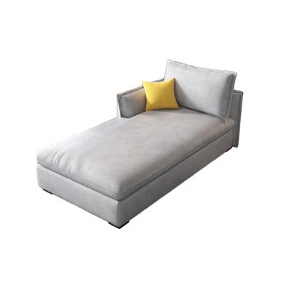 Comfort Solid Wood Frame Indoor Chaise Lounges Upholstered Chaise Lounge | Wayfair North America