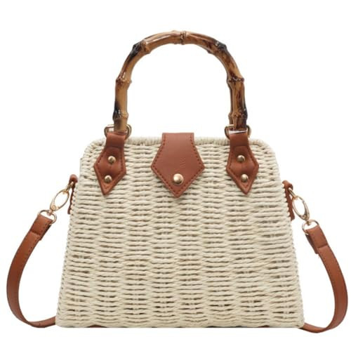 Summer Straw Bags for Women Straw Tote Bag Hand Woven Rattan Purse Beach Bag Hobo Bag 2024 | Amazon (US)