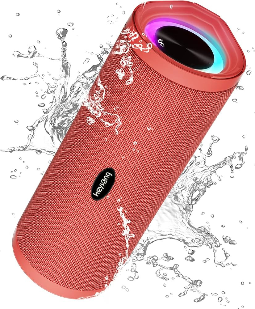 HEYSONG Portable Bluetooth Speaker, Waterproof Wireless Shower Speakers with Good Bass, IPX7 Floa... | Amazon (US)