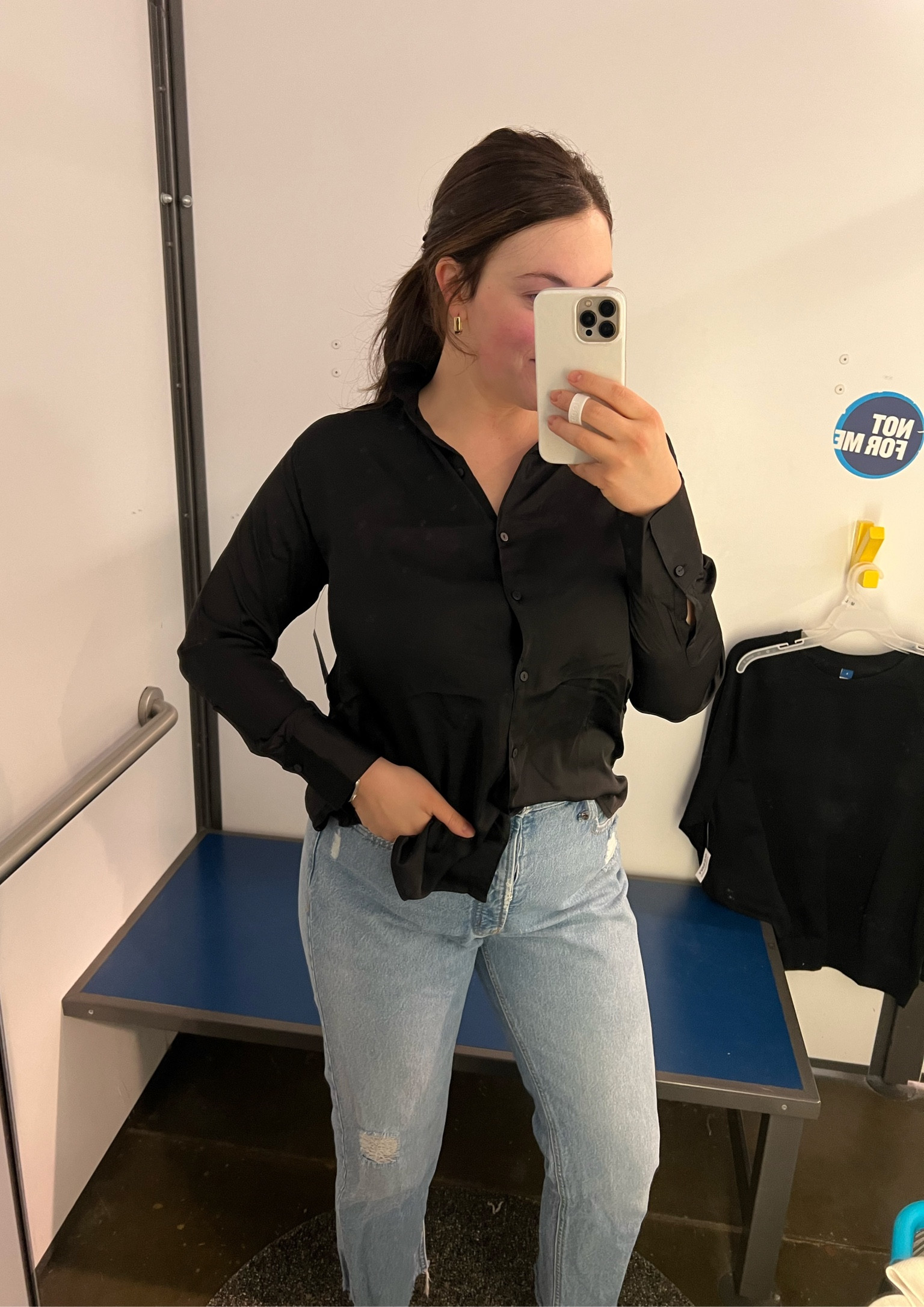 Old navy, midsize fashion, boyfriend shirt, capsule wardrobe, looks for less

#LTKunder50 #LTKcurves