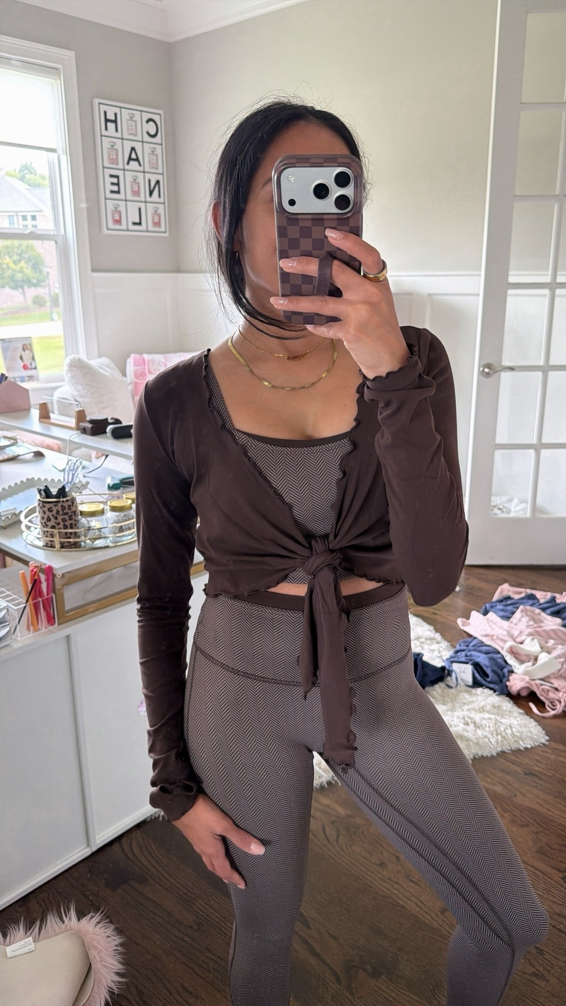 Abercrombie workout set
Herringbone brown activewear set
Matching sets

#LTKfitnessgoals #LTKActive #LTKSaleAlert