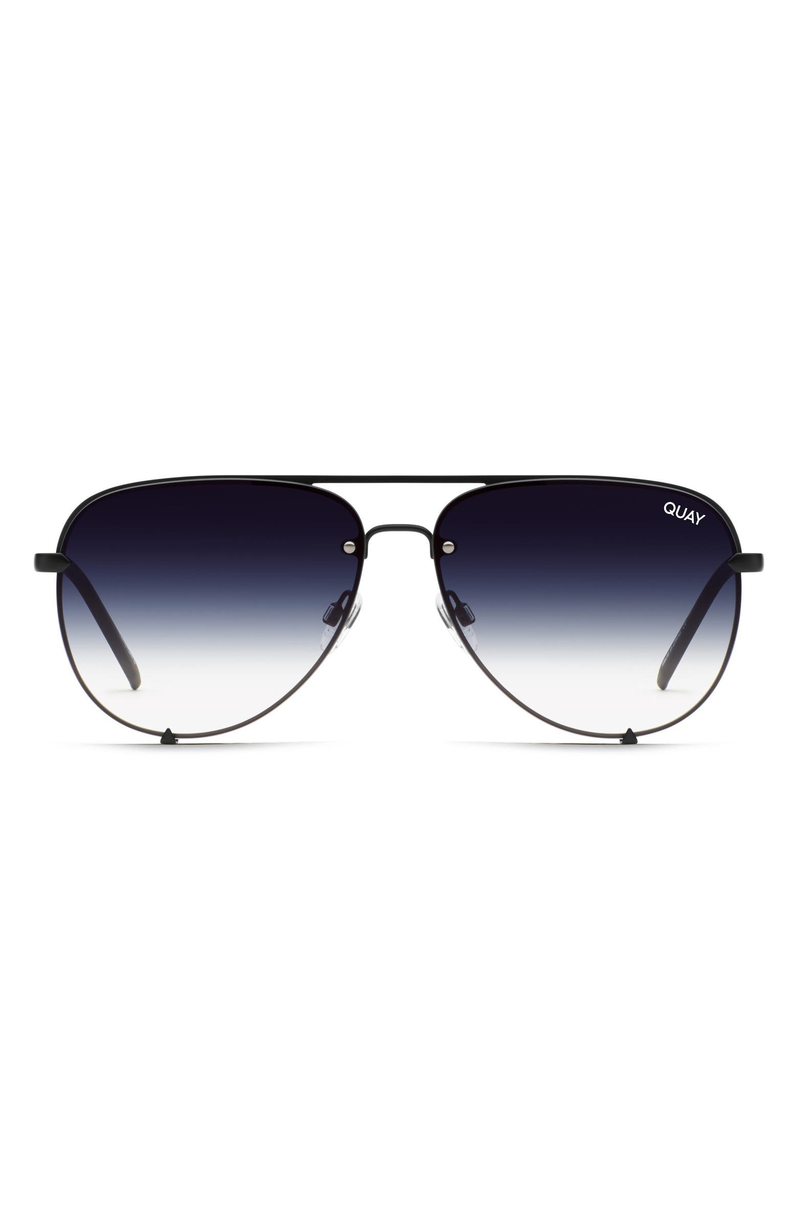 High Key Mini 53mm Gradient Rimless Aviator Sunglasses | Nordstrom