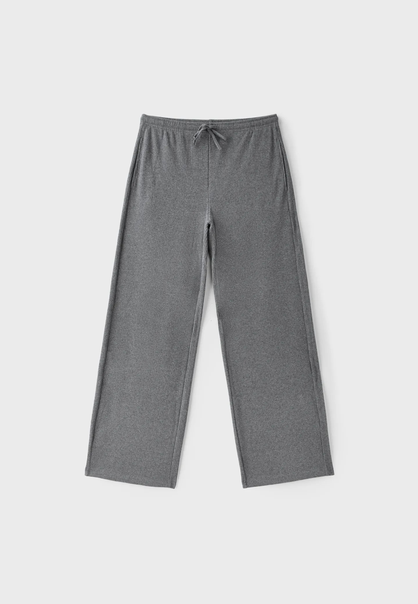 Soft-touch ribbed trousers | Stradivarius (UK)