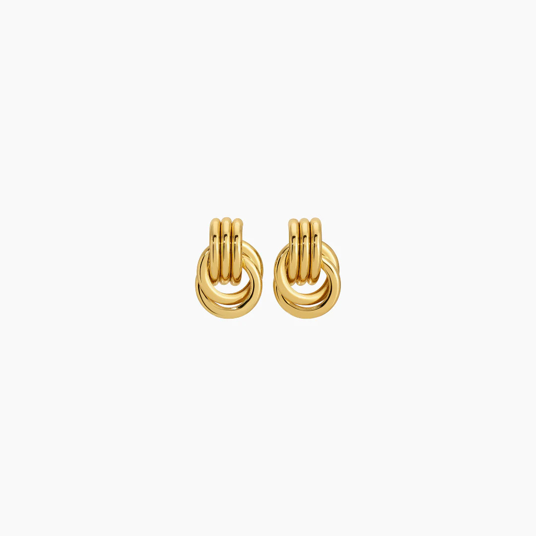 MICRO KNOT EARRINGS Silver | Heaven Mayhem