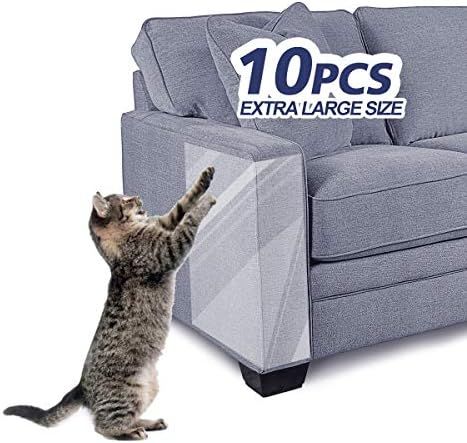FOCUSPET Furniture Protectors from Cats, Cat Scratch Deterrent Sheet | Double-Sided Training Tape... | Amazon (US)