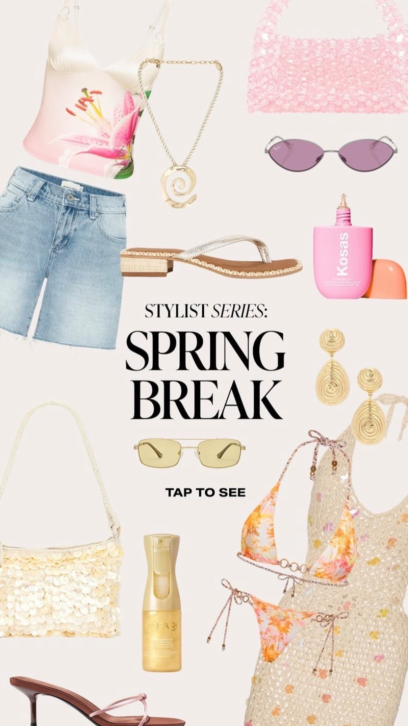 Shop the edit ✍🏻 

#springbreak #swim #ootd #bag #sandals shorts top necklace earrings sunscreen purse heels 

#LTKootd #LTKSwim #LTKFestival