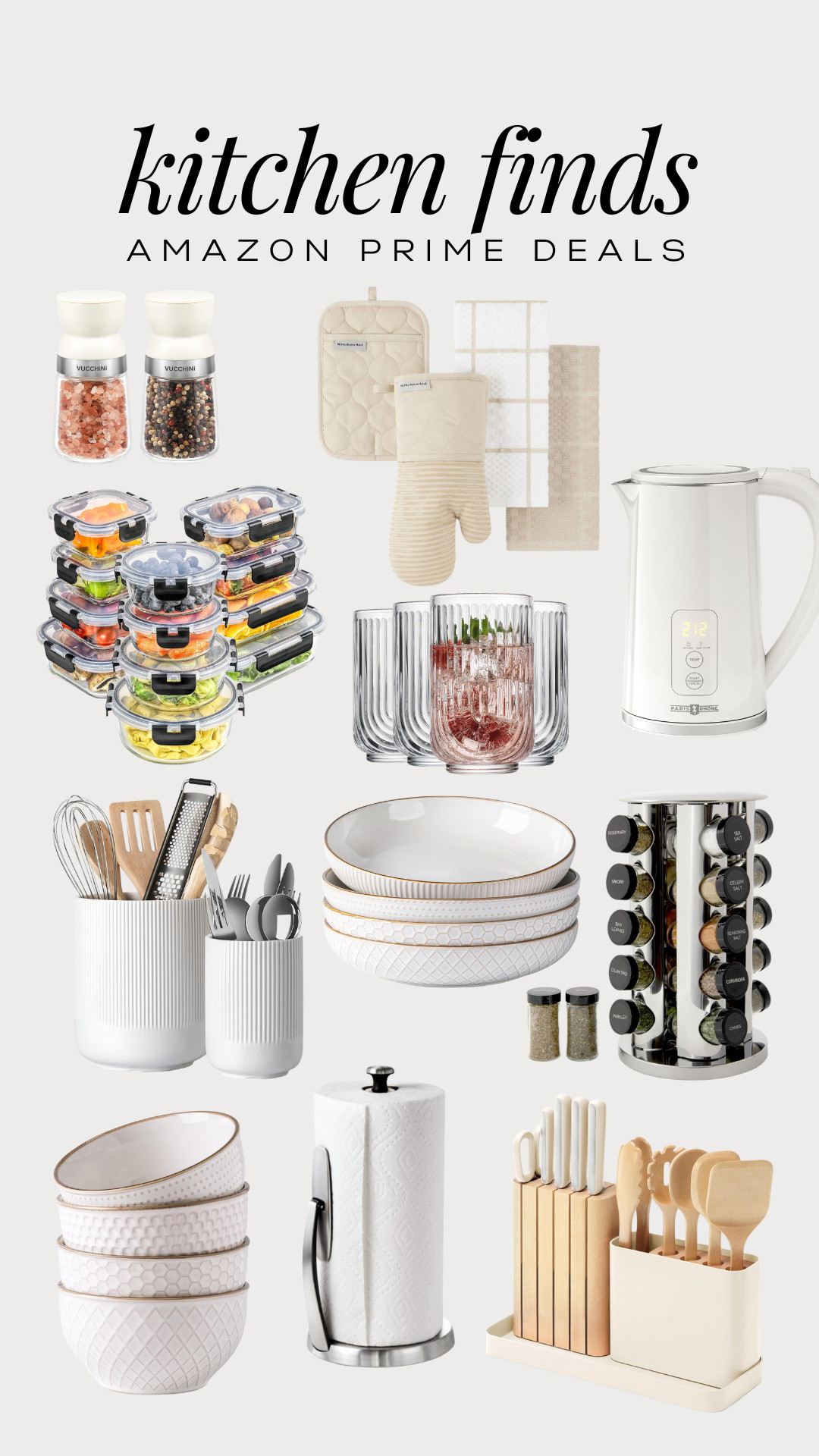 My fouvorite amazon prime deals for the Kitchen! Make the cutest buys for your Kitchen on Deals season 

 #LTKSeasonal #LTKHome #LTKSaleAlert