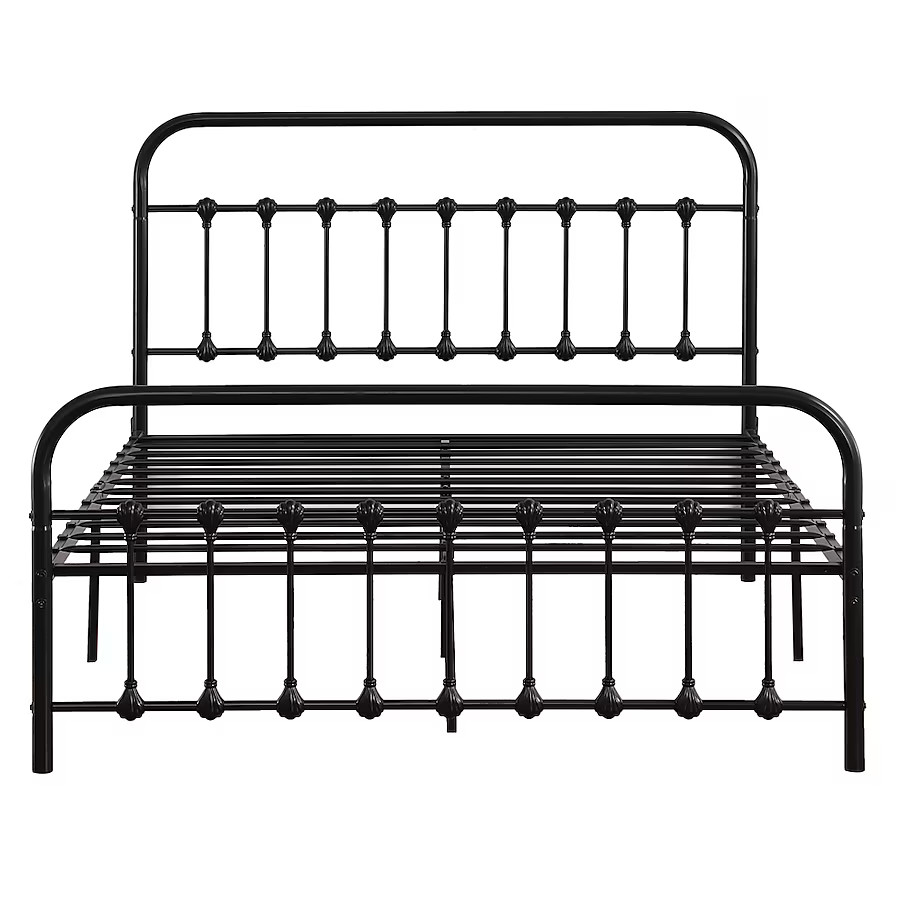 Winado Bed Frame Black Queen Metal Bed Frame | Lowe's