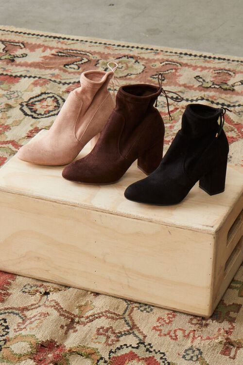 Faux Suede Self-Tie Booties | Forever 21 (US)