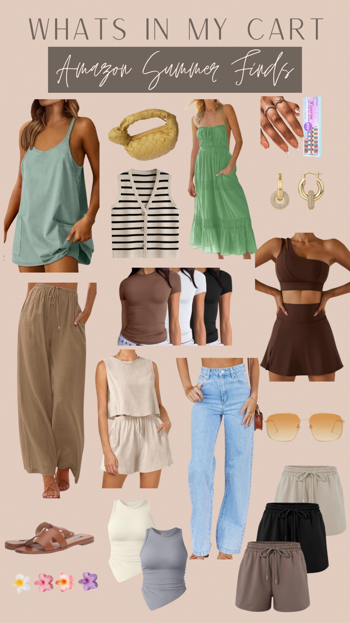 Amazon summer finds in my cart ☀️

#LTKFindsUnder50 #LTKMidsize #LTKStyleTip