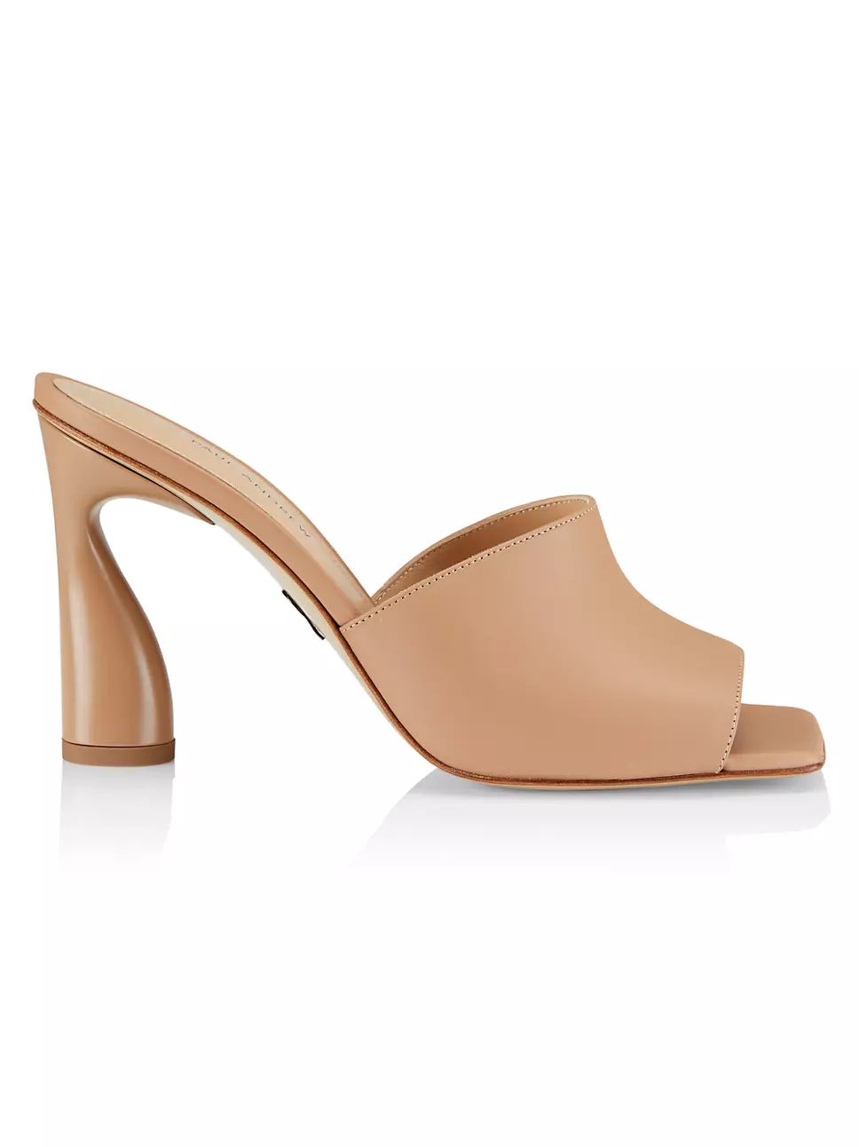Paul Andrew Arc Leather Mules | Saks Fifth Avenue