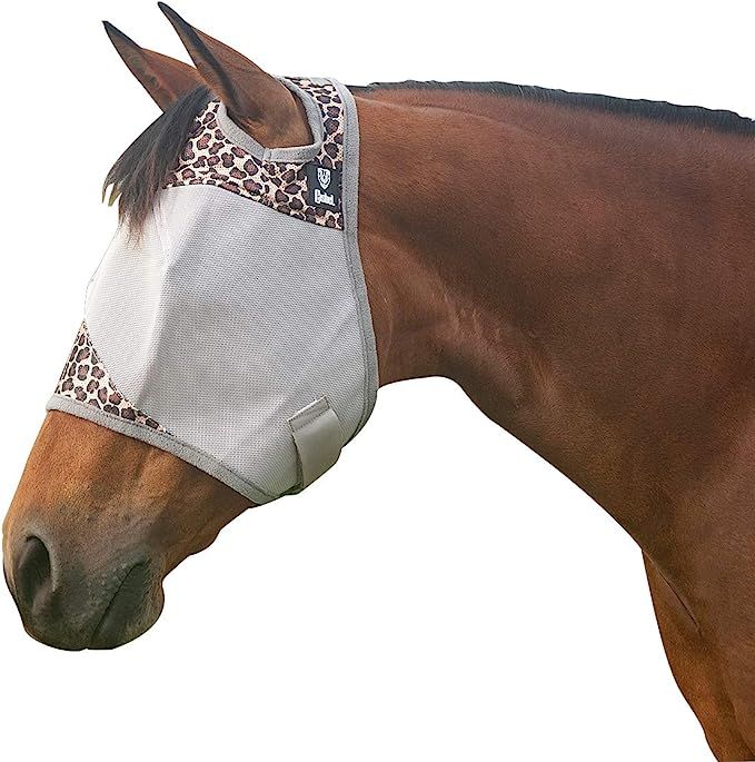 Cashel Crusader Designer Horse Fly Mask, Leopard, Weanling | Amazon (US)