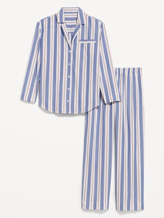 Poplin Pajama Pant Set | Old Navy (US)
