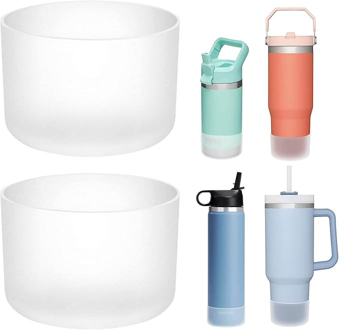 Silicone Boot 2-Pack for Stanley The Quencher H2.0 & IceFlow Flip Tumblers - Fits 20 oz, 30 oz, a... | Amazon (US)