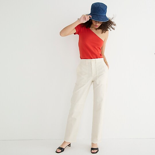 Garment-dyed cargo pant in chino twill | J. Crew US