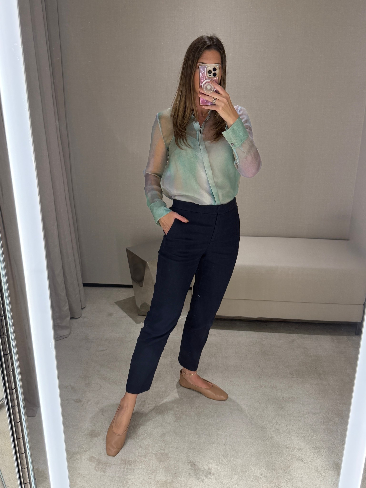 The print on this blouse stopped me in my tracks. It feels like wearing a piece of art. Linkokg the full collection here. Select styles available in petite and plus sizes.

#LTKOver40 #LTKWorkwear #LTKTall