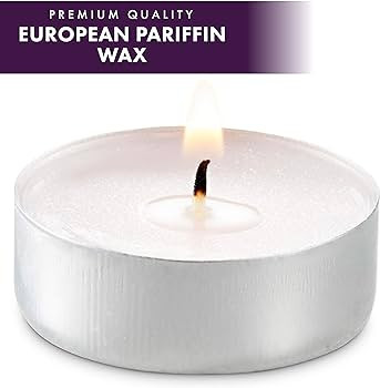 MontoPack Unscented Tea Light Candles 100 Pack | 4 hours, White, Smokeless, Dripless Small Votive... | Amazon (US)