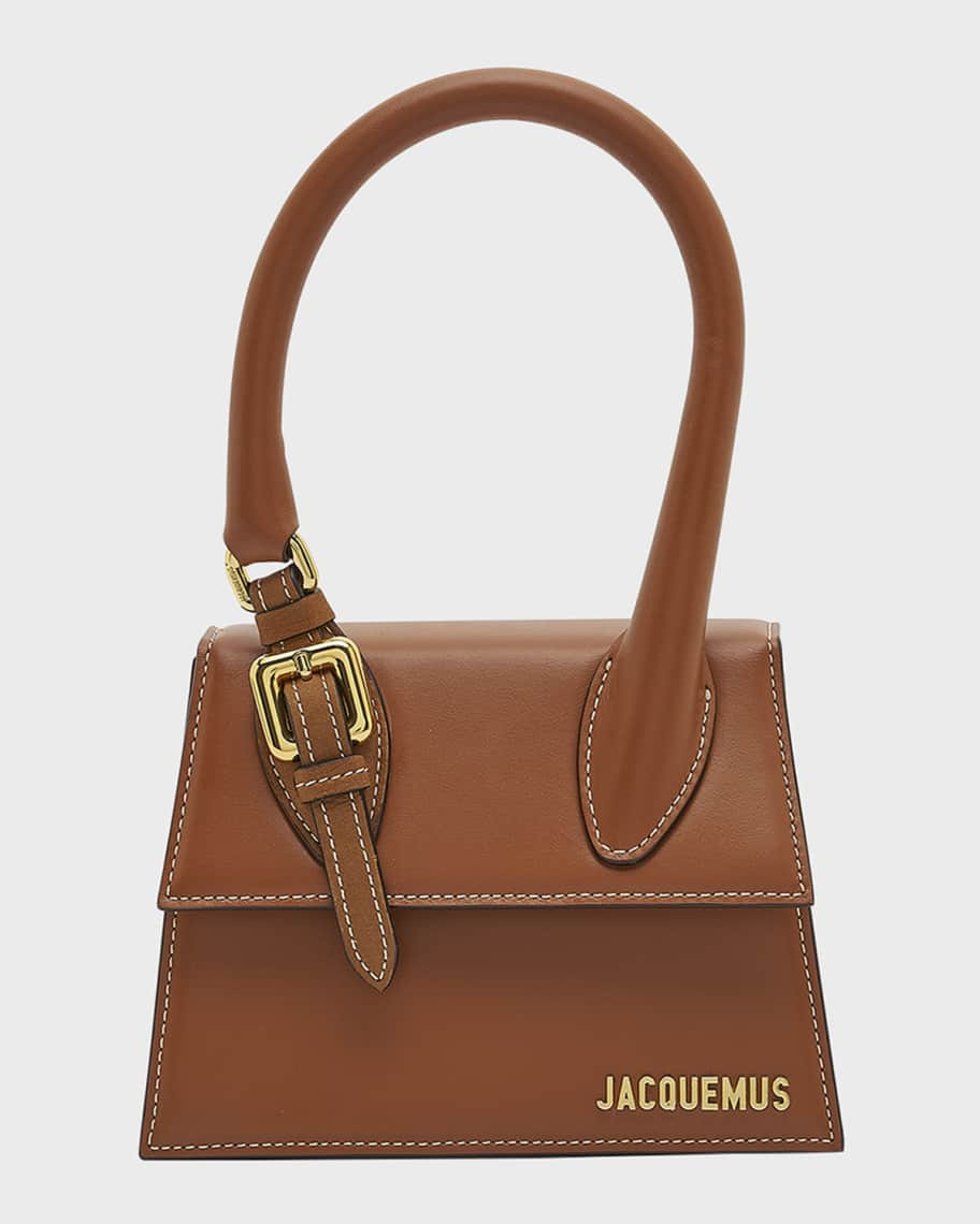 Jacquemus Le Chiquito Moyen Leather Top-Handle Bag | Neiman Marcus