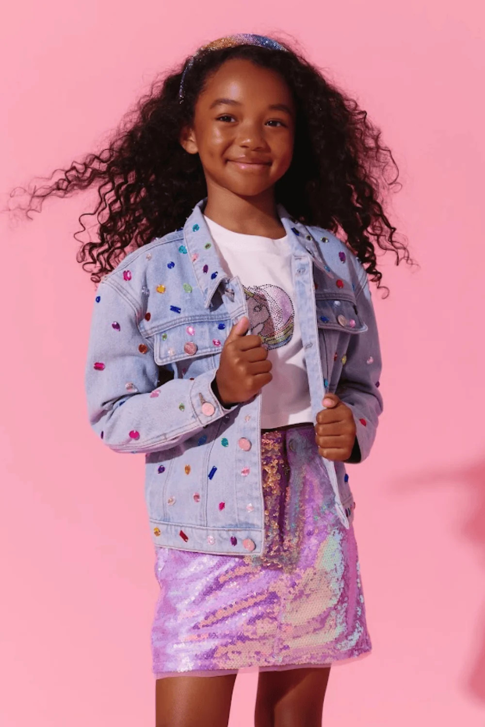 Bejeweled Denim Jacket | Lola + The Boys