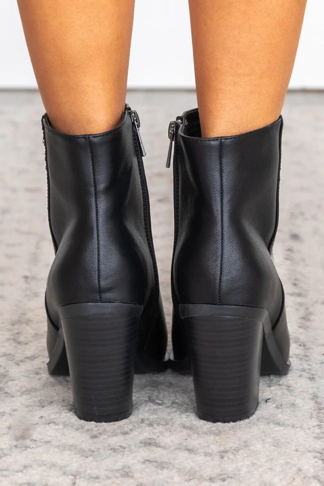 Cecilia Black Booties | The Pink Lily Boutique