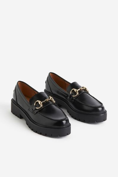 Chunky buckle-detail loafers | H&M (UK, MY, IN, SG, PH, TW, HK)
