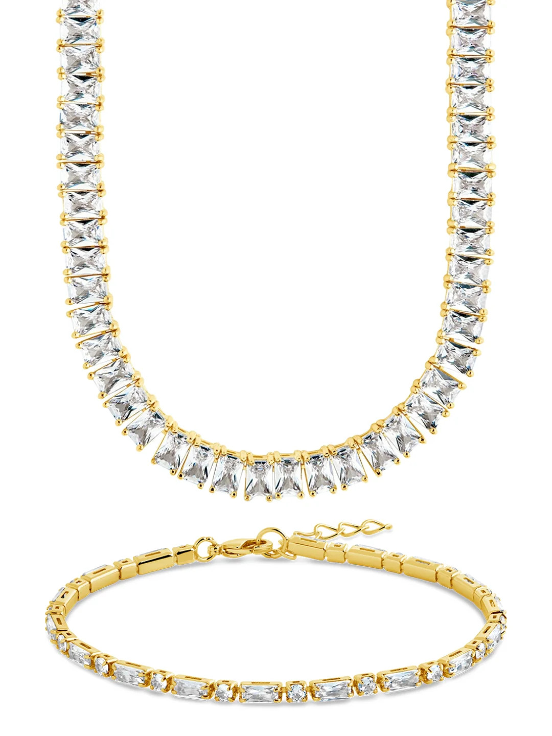 Marisol Cubic Zirconia Tennis Necklace | Sterling Forever