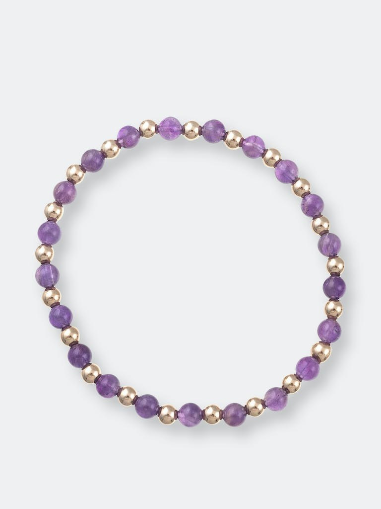 Amethyst Bracelet 4MM | Verishop