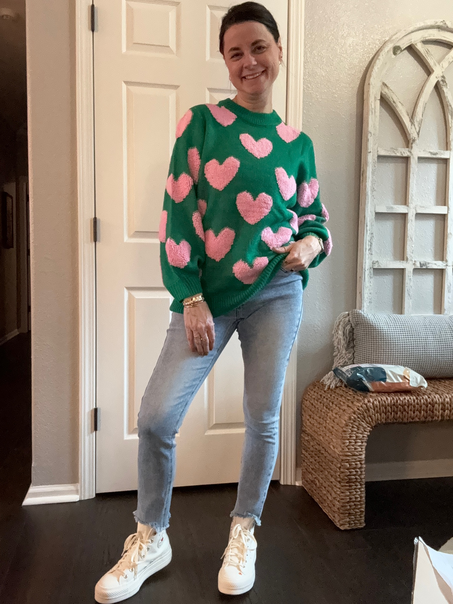 This outfit is divine!!!  Sweater and pants fit TTS.  Shoes run 1/2 size big.  Get this for Valentine’s Day!!!  

Use code JANUARY20 at Pink Lily for a discount!

#LTKstyletip #LTKSeasonal #LTKfindsunder100