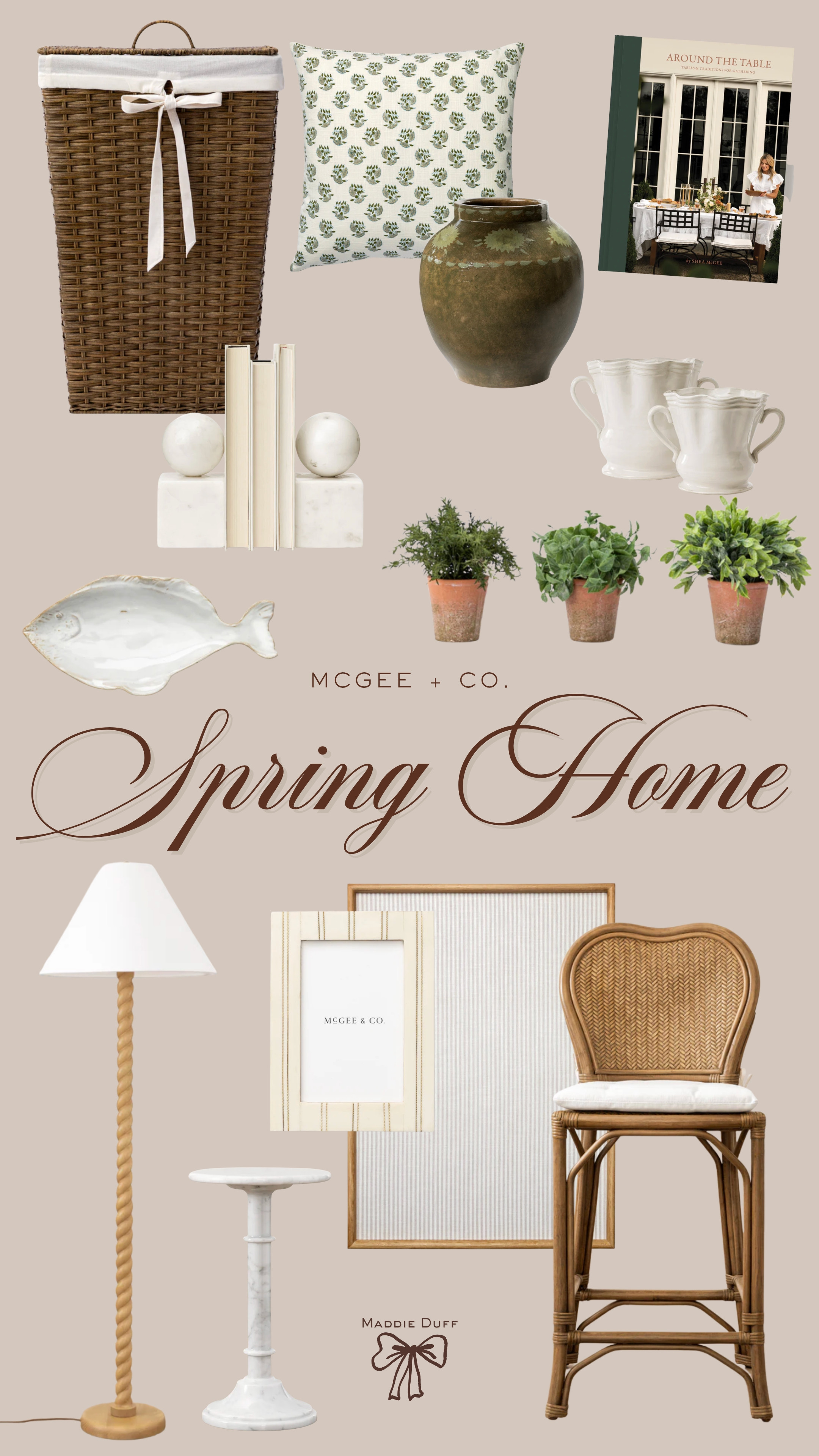 Loving these spring neutrals and greens  from McGee and Co.!

Spring home decor, home decor, organic modern home, studio mcgee 

 #LTKHome
