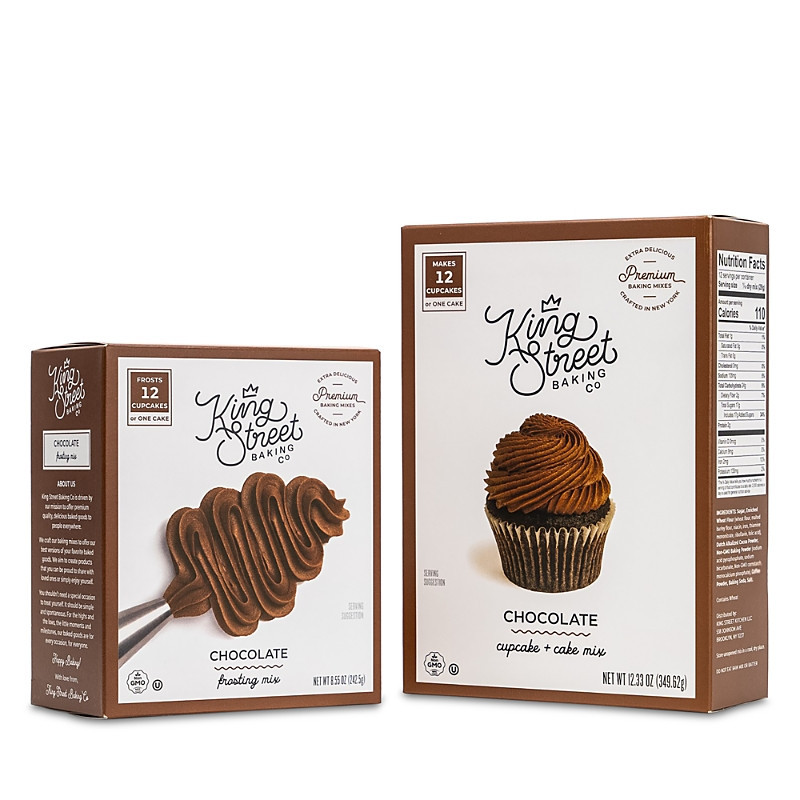 King Street Baking Co Premium Chocolate Cupcake/Cake and Chocolate Frosting Mix Bundle | Bloomingdale's (US)