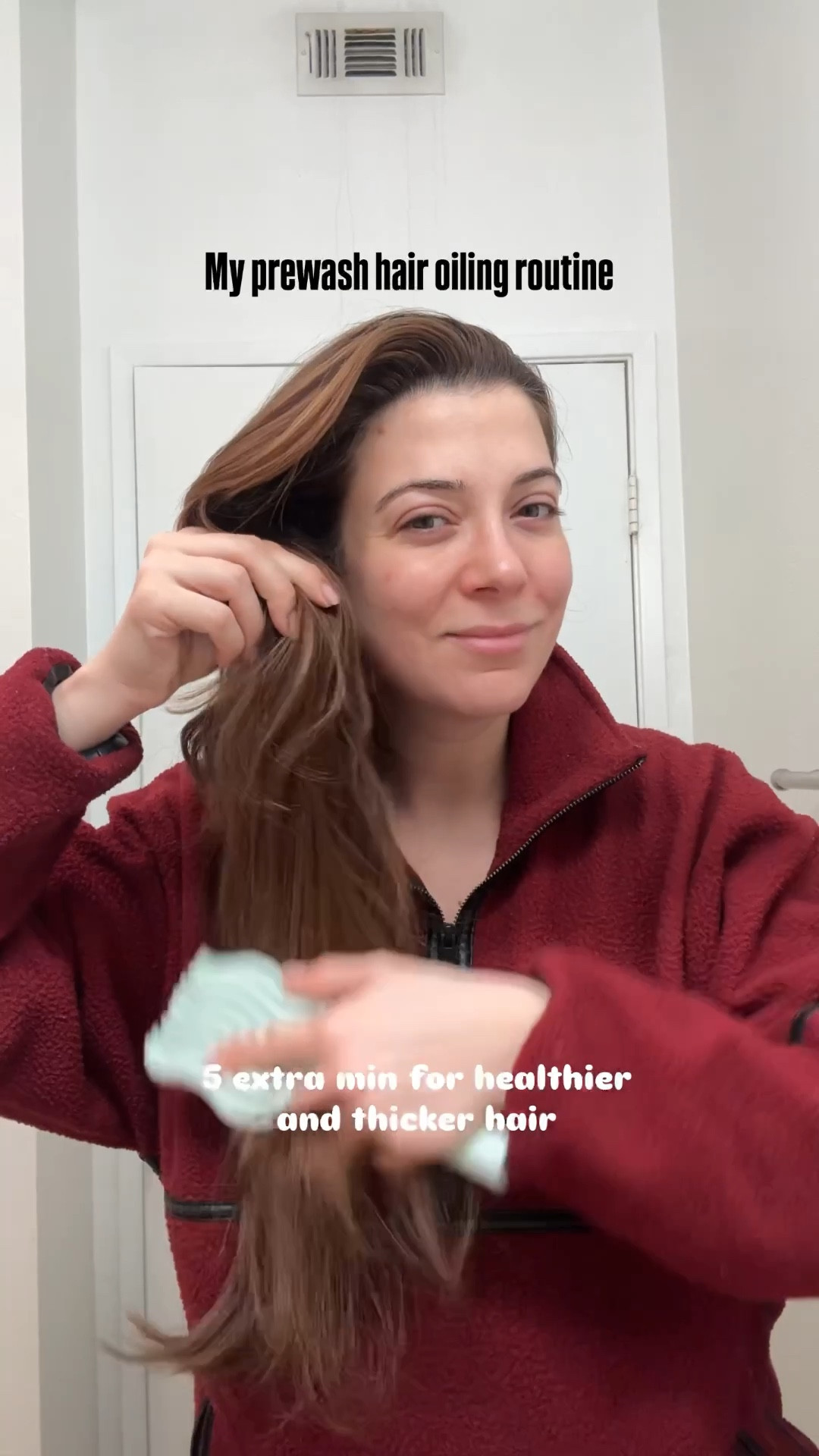 My weekly prewash hair oiling routine ✨ 

#LTKBeauty #LTKdayinmylife #LTKselfcare