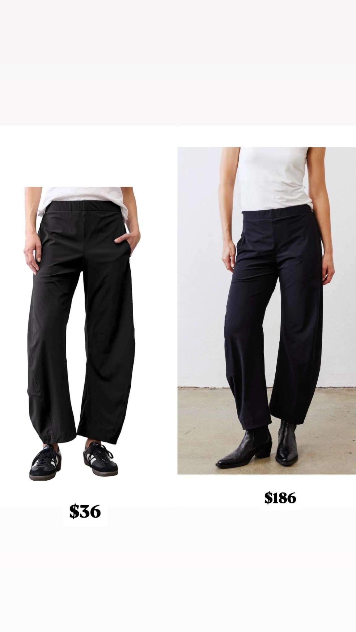 The viral travel pants I had to get my hands on which one would do too. I did size up.