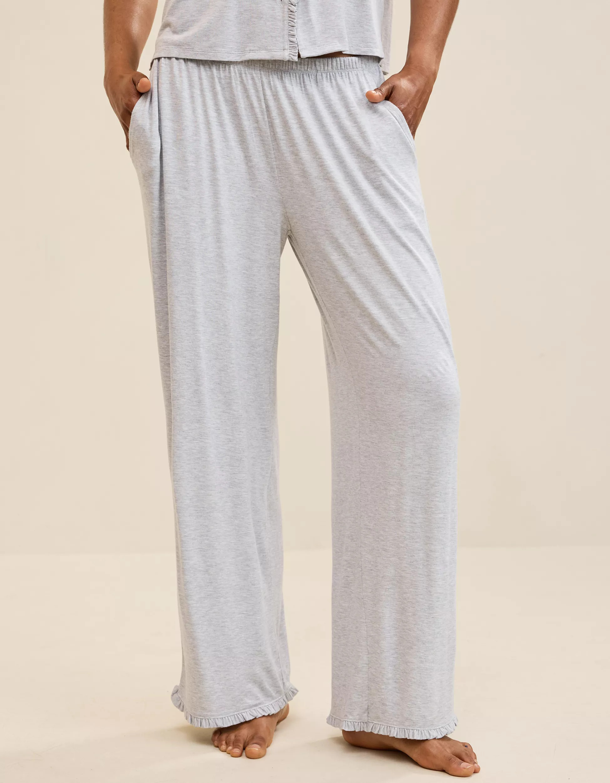 Aerie Real Soft® Ruffle Trouser PJ Pant | Aerie