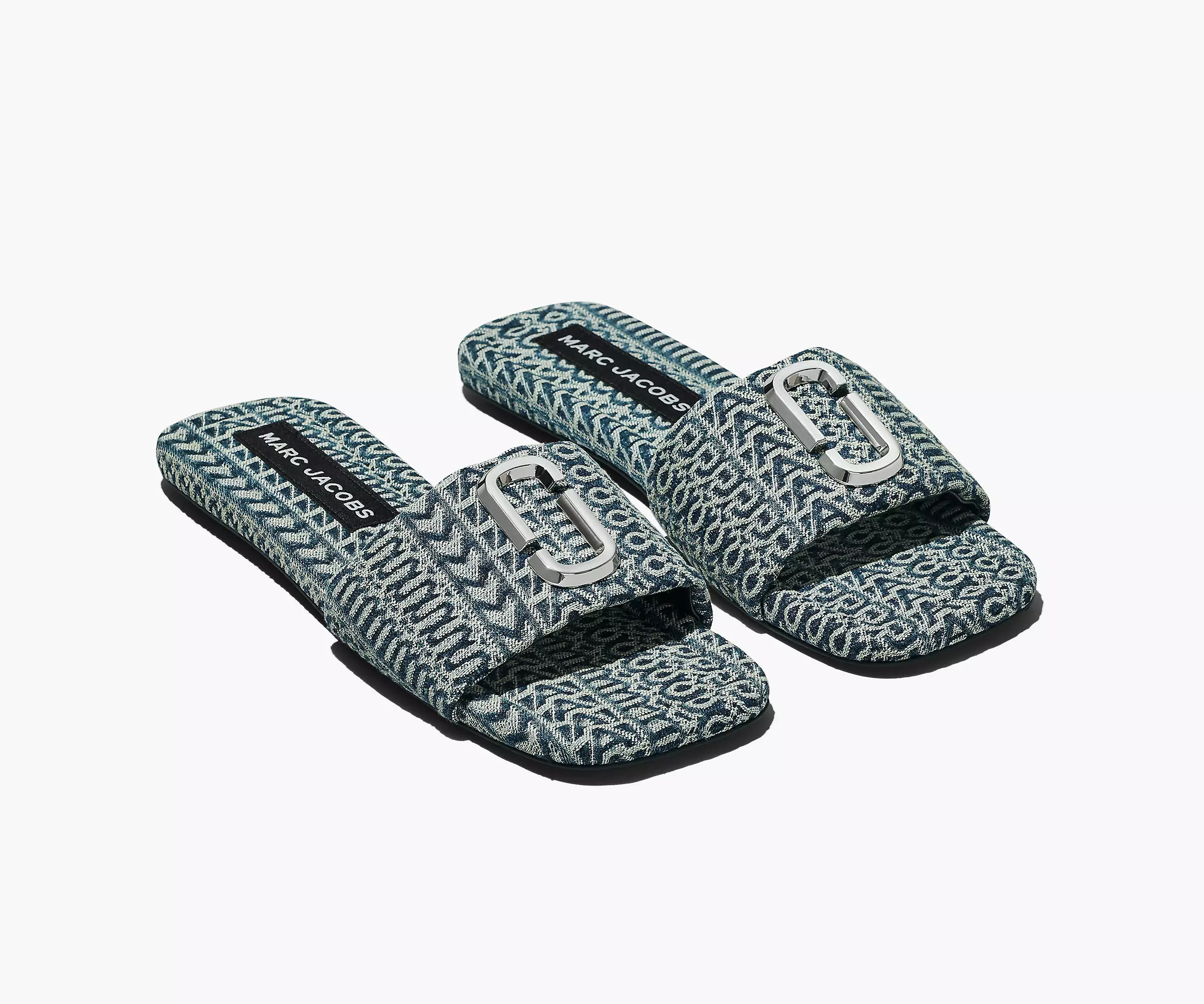 The J Marc Washed Monogram Denim Sandal | Marc Jacobs
