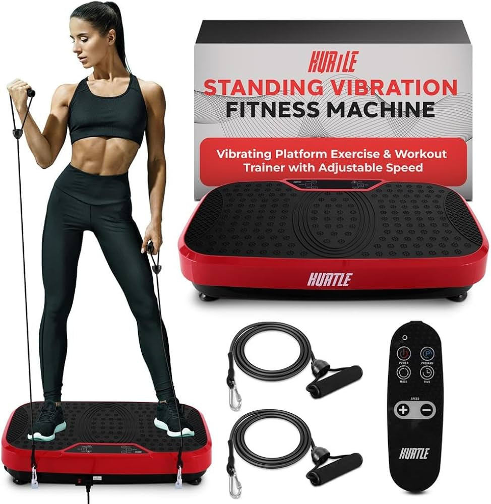 Hurtle Fitness Vibration Platform Machine - Home Gym Whole Body Shaker Exercise Machine Workout T... | Amazon (US)