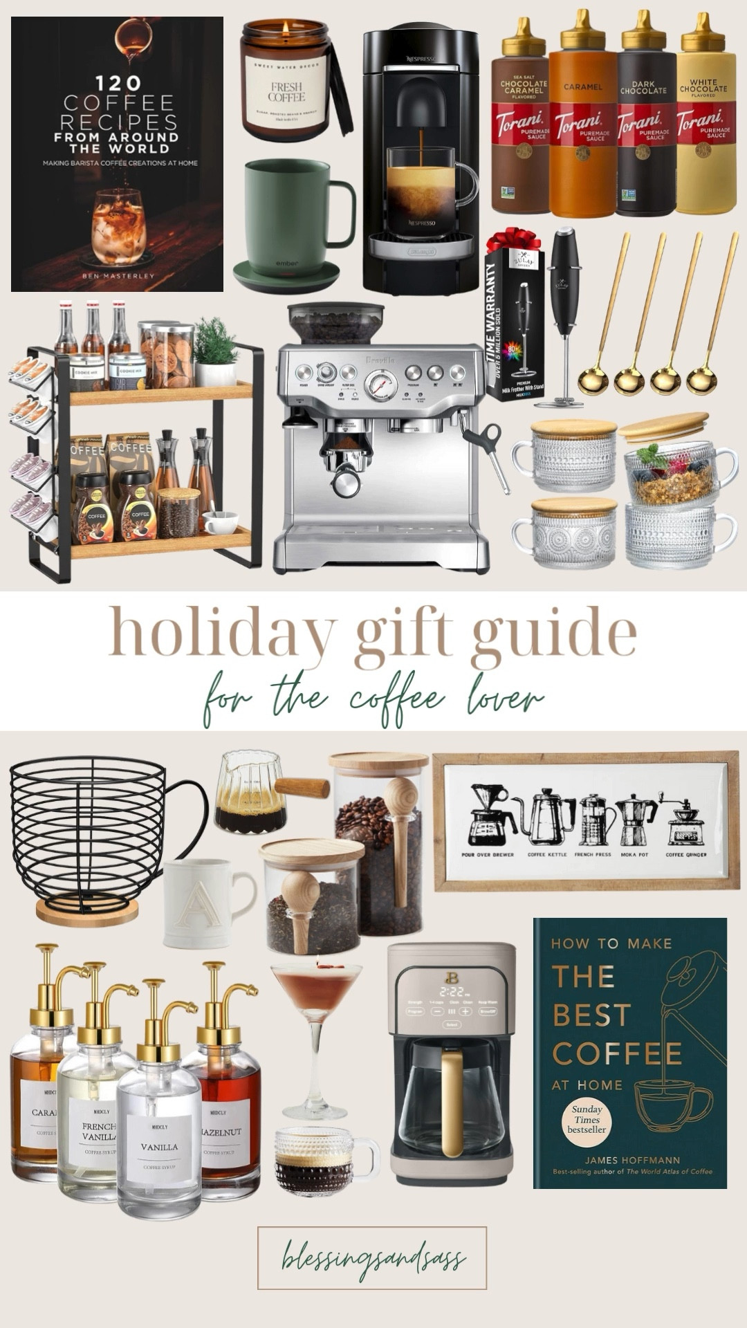 Holiday gift guide for the coffee lover!!

Gift guide, gift guide for her, gift ideas, gift guide inspo, holiday gift guide, gifts for her, gifts for wife, gifts for sister, gifts for aunt, gifts for mom, gifts for girlfriend, gifts for mother in law, gifts for cousins, Amazon, crate and barrel, Anthropologie, Walmart, coffee maker, coffee machine, espresso, breville, coffee mugs, coffee syrups, espresso cup, nespresso

#LTKHome #LTKGiftGuide #LTKHoliday